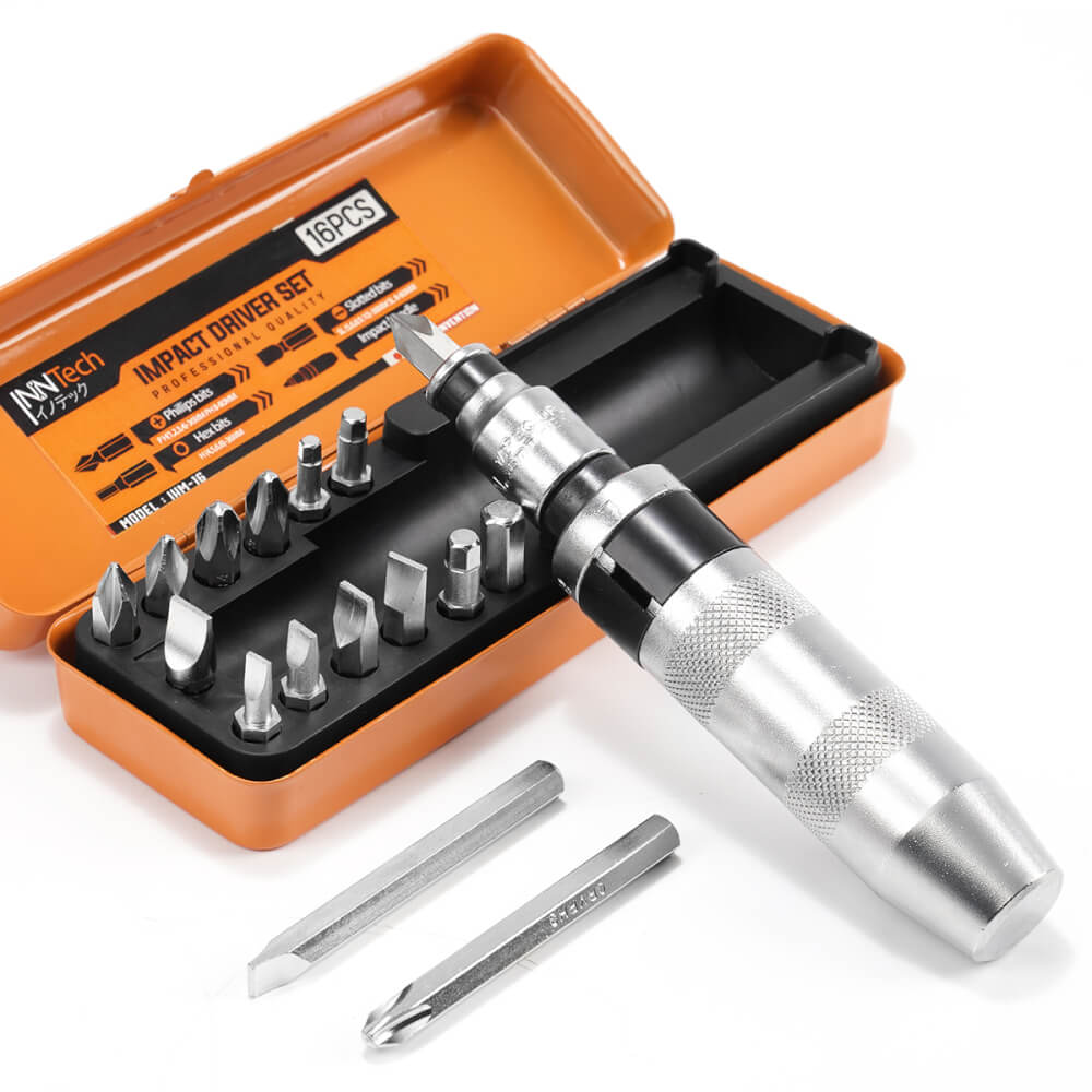 ชุดไขควงตอก InnTech รุ่น IHM-16 16 ชิ้น